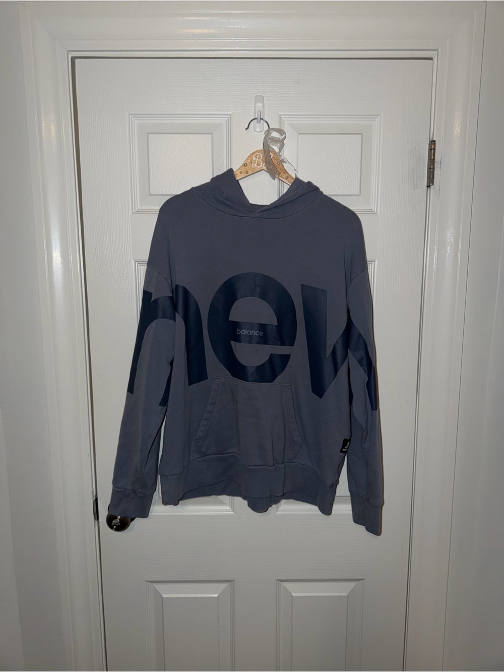 New Balance Purple Logo Hoodie
